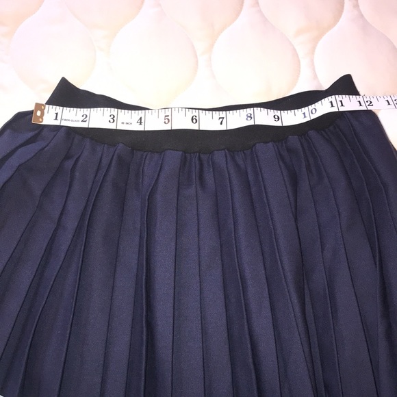 Motoreta Florence Pleated Maxi Skirt Elastic Band Color Block Blue Green Size Sm - Picture 14 of 16